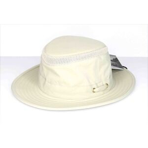 NWT Tilley Airflo Hat LTM5 Light Stone UPF 50 Adult Size 6 7/8 with 21" diameter